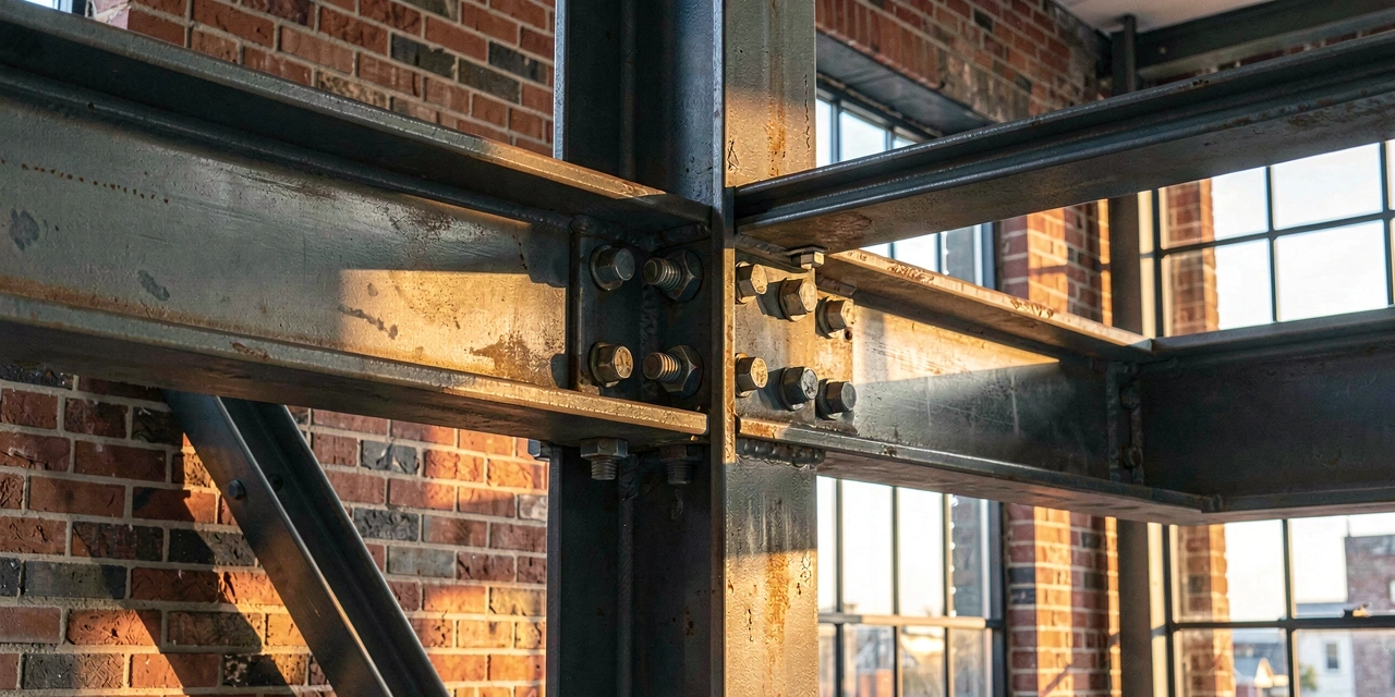 Steel beam support