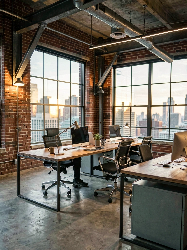 Corporate workspace reflecting employer brand identity